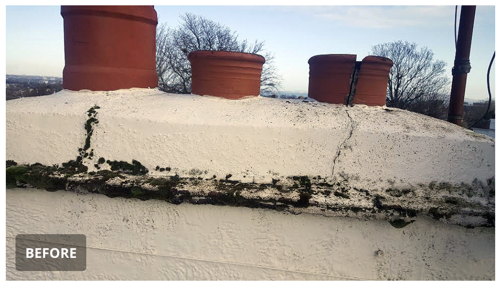 Roofing, waterproofing, flexistop, roof, Chimney, Chimney repair, waterproof, MSP Coatings